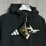 Arsenal  Windbreaker  Black 1:1 Quality Soccer Jersey  25-26