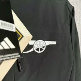 Arsenal  Windbreaker  Black 1:1 Quality Soccer Jersey  25-26