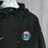 Chelsea  Windbreaker  Grey Black 1:1 Quality Soccer Jersey  25-26