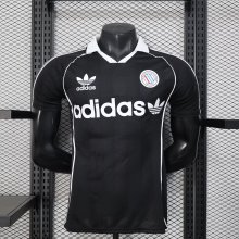 Adidas Clover Player Black  1:1 Quality Soccer Jersey  25-26