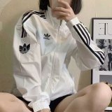 Adidas Clover White Black Grey Windbreaker 1:1 25-26