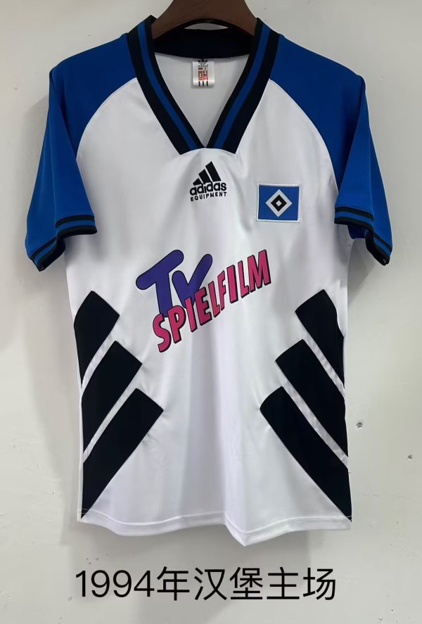 Retro Hamburger SV Home Fans 1:1 Quality Soccer Jersey  1994
