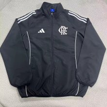 Flamengo Windbreaker  Black 1:1 Quality Soccer Jersey  25-26