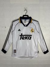 Retro Real Madrid Home Long 1:1 Quality Soccer Jersey 1999-2000
