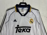 Retro Real Madrid Home Long 1:1 Quality Soccer Jersey 1999-2000