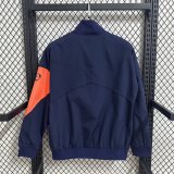 Barcelona Windbreaker  Dark Blue 1:1 Quality Soccer Jersey  25-26