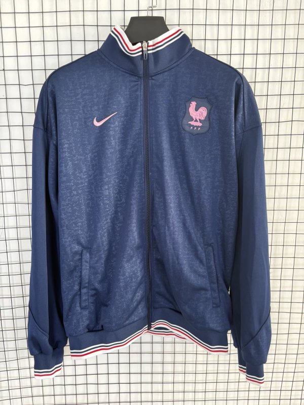 France Jacker Blue 1:1 Quality Soccer Jersey  25-26