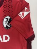 SC Freiburg Home  Fans  1:1 Quality Soccer Jersey  25-26