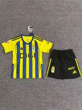 Oviedo Away Fans Kids 1:1 Quality Soccer Jersey   25-26