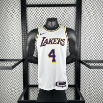 Los Angeles Lakers  White #4 KNECHT  1:1 Quality NBA Jerseys  2023
