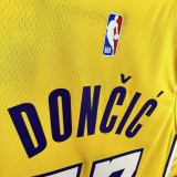Los Angeles Lakers  #77 DONCIC yellow 1:1 Quality NBA Jerseys