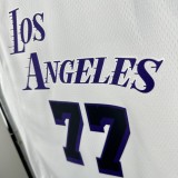 Los Angeles Lakers City Edition  #77 DONCIC  white 1:1 Quality NBA Jerseys 2023