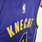 Los Angeles Lakers  Jordan  #4 KNECHT  1:1 Quality NBA Jerseys  2023