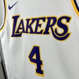 Los Angeles Lakers  White #4 KNECHT  1:1 Quality NBA Jerseys  2023
