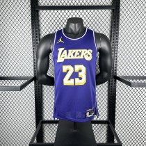 Los Angeles Lakers  Purple  jordan #23 JAMES NBA Jerseys  2026