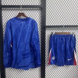 Chelsea Home Long With Pants Sets  Fans 1:1 Quality Soccer Jersey  25-26