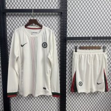 Chelsea Away Liong With Pants Sets  Fans 1:1 Quality Soccer Jersey  25-26