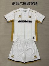 Sheffield United Away Fans  (Kids and Man)  1:1 Quality Soccer Jersey  25-26