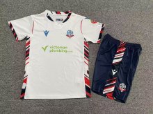 Bolton Home kids 1:1 Quality Soccer Jersey  25-26