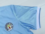 Retro Manchester City Home 1:1 Quality Soccer Jersey  1986-1987
