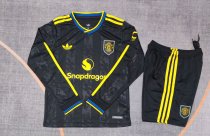 Manchester United  Third Away Long Kids  1:1 Quality Soccer Jersey  25-26