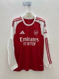 Arsenal  Home Long Fans  1:1 Quality Soccer Jersey    25-26