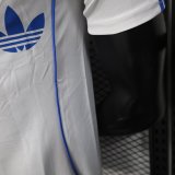 Adidas Clover Player White 1:1 Quality Soccer Jersey  25-26