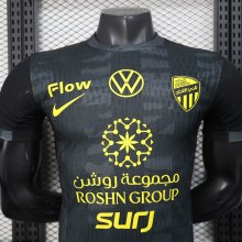 Al Ittihad Saudi  Third Away Black Player 1:1 Quality Soccer Jersey 25-26