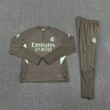 Real Madrid  Player Training  Tracksuit khaki (Kids And Man )  1:1  25-26
