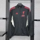Liverpool Windbreaker  Black 1:1 Quality Soccer Jersey  25-26