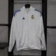 Real Madrid Windbreaker  White 1:1 Quality Soccer Jersey  25-26