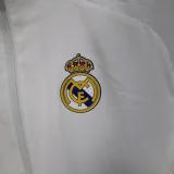 Real Madrid Windbreaker  White 1:1 Quality Soccer Jersey  25-26