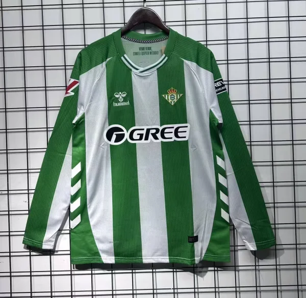 Real Betis Home Long Fans  1:1 Quality Soccer Jersey   25-26