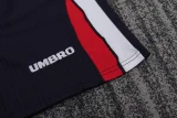 Retro England Long  home Kids 1:1 Quality Soccer Jersey  1998
