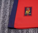 Retro Spain Home Kids  Red  1:1 Quality Soccer Jersey  1998