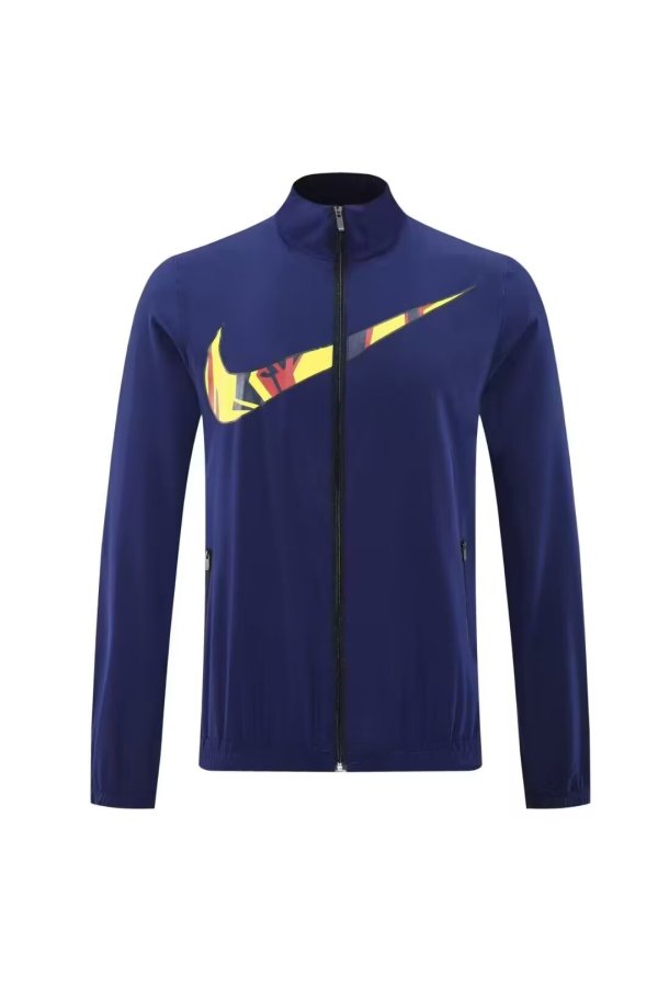 Nike Windbreaker Blue 1:1 Quality Soccer Jersey  25-26