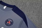 PSG Paris Training  Fans kits Grey 1:1 Quality Soccer Jersey 25-26 (Kids And Man )