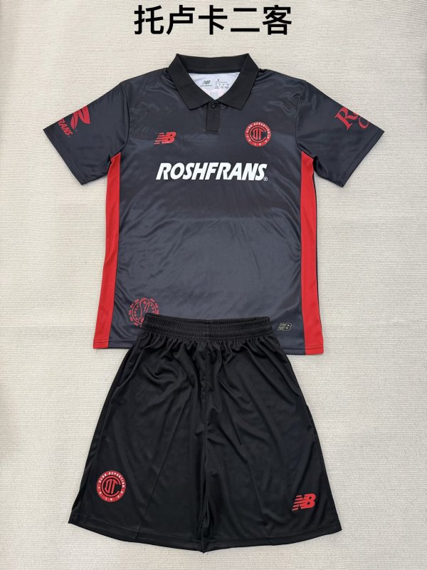 Toluca Third Away Fans  (Kids and Man)  1:1 Quality Soccer Jersey  25-26