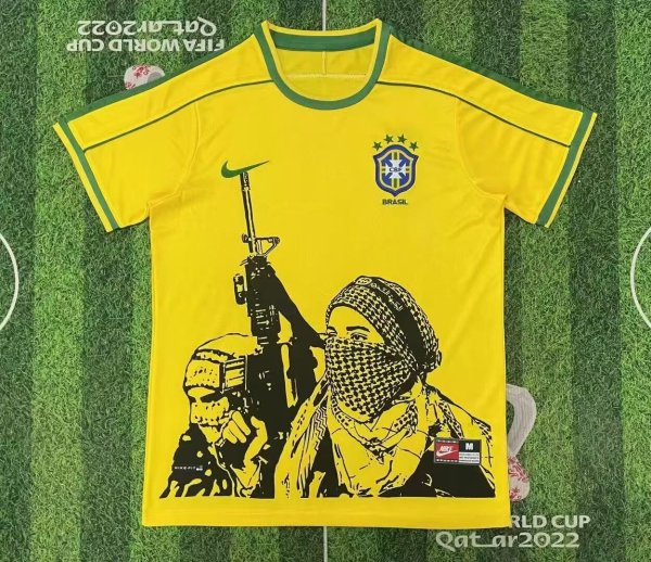 Retro Brazil Special Edition 1:1 Quality Soccer Jersey  1998