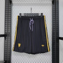 Manchester United T-shirt leisure Fans Pant Pants Shorts    1:1 Quality Soccer Jersey 25-26
