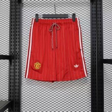 Manchester United T-shirt leisure Fans Pant Pants Shorts 1:1 Quality Soccer Jersey 25-26