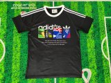 Adidas Clover T-shirt  Black Fans 1:1 Quality Soccer Jersey  25-26