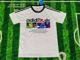 Adidas Clover T-shirt  White Fans 1:1 Quality Soccer Jersey  25-26