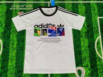 Adidas Clover T-shirt  White Fans 1:1 Quality Soccer Jersey  25-26