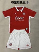 Bristol City Home Fans  (Kids and Man)  1:1 Quality Soccer Jersey  25-26