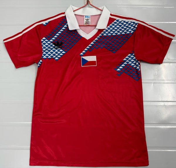 Slovakia Home Fans  1:1 Quality Soccer Jersey 1990