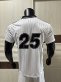 AD oasis  Adidas Clover #25  T-shirt White Player 1:1 Quality Soccer Jersey  25-26