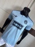 AD oasis  Adidas Clover #25  T-shirt Blue Player 1:1 Quality Soccer Jersey  25-26