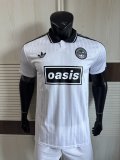 AD oasis  Adidas Clover #25  T-shirt White Player 1:1 Quality Soccer Jersey  25-26