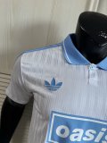 AD oasis Adidas Clover #25  T-shirt White Player 1:1 Quality Soccer Jersey  25-26